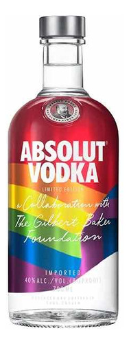 Absolut Vodka Rainbow (pride/lgtb) 700ml Europea Importada!