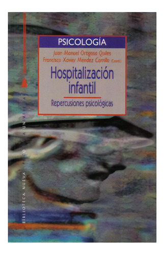 Hospitalización Infantil. Repercusiones Psicológicas, De Varios. 8470307782, Vol. 1. Editorial Editorial Distrididactika, Tapa Blanda, Edición 2000 En Español, 2000