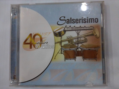 Salserísimo. 40 Años 40 Exitos. Cd Org Usado. Qqf.