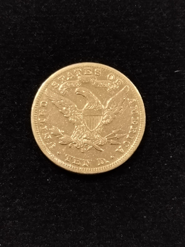 Moneda Eagle Gold, 10 Dólares De Oro (Usado)