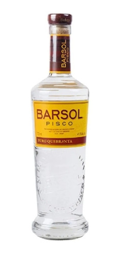 Pisco Puro Quebranta Barsol 750ml Origen Perú