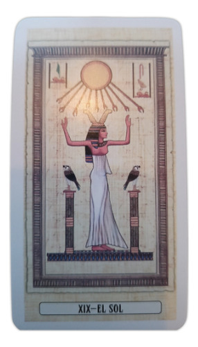 Tarot Egipcio Plastificado Con Guia Intrucciones De Arcanos