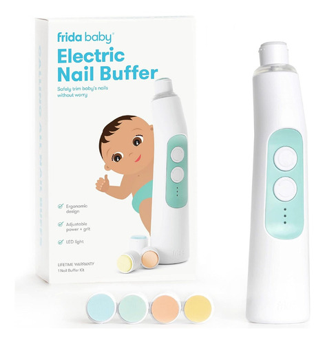 Lima Eléctrica Para Uñas Frida Baby Blanco