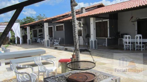 Baixou Preço!!! Lindo Sítio Com 3 Casas E Piscina No Cumbuco, Área Total De 78.307m² - Ch0001