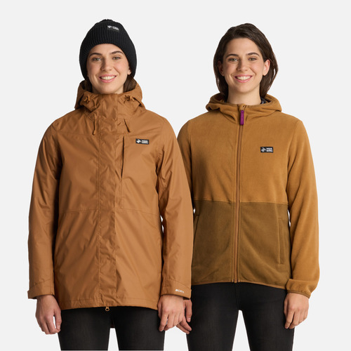 Chaqueta Mujer Corteza Mostaza Haka Honu I25