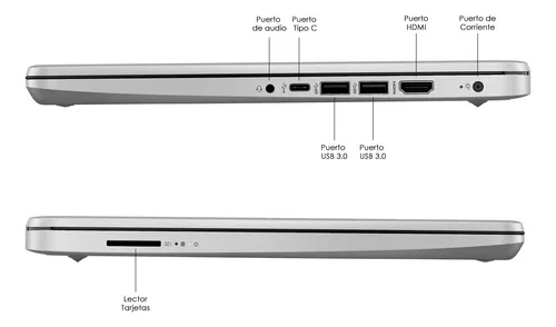 Portatil Hp I5 10th Ram 8gb Ssd 240gb Windows 11 G7 340s (Reacondicionado)