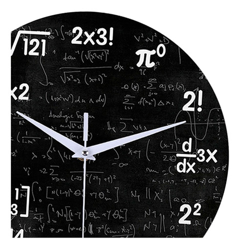 Relojes De Pared Únicos Para Decoración Matemática