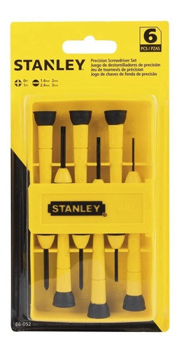 Kit Set Juego Destornilladores Stanley 6u Precisón Relojero