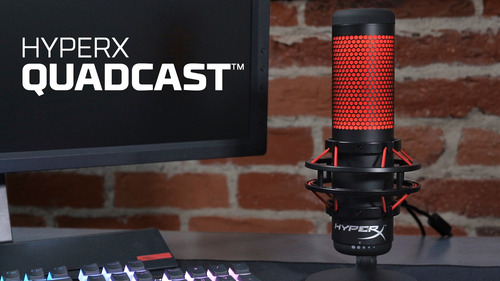 Imagen 7 de 7 de Hyperx Quadcast - Micrófono De Condensador Usb Para Juegos,