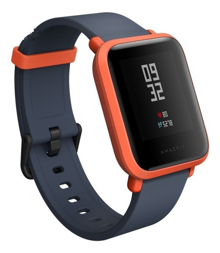 Reloj Smartwatch Amazfit Bip Gris Y Naranja Bateria 45 Dias