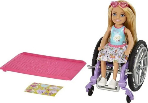 Barbie Cadeira De Rodas Family Chelsea Hgp29 Mattel 