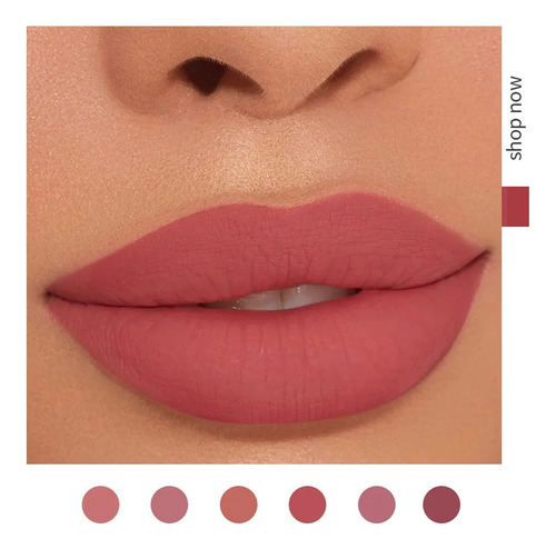 1 Kit De Cosméticos De Lápiz Labial De Larga Duración Matte