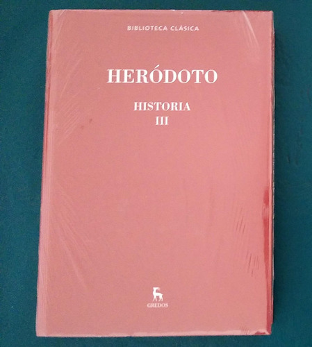 Libro Heródoto Historia Iii 3 Edit Gredos Biblioteca Clásica