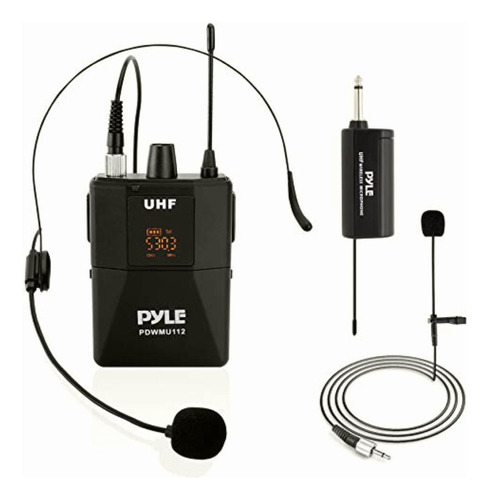 Pyle  Uhf Wireless Microphone System Kit Portable