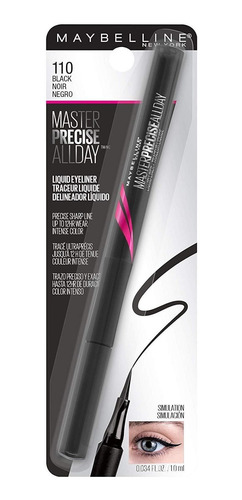 Imagen 2 de 2 de Delineador De Ojos Maybelline Eyestudio Master Precise