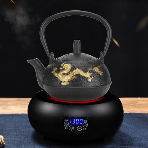 Chaleira De Chá De Ferro 0.3l Com Filtro Gold Dragon