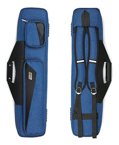 Mangorun Pool Cue Case 4x4 With Backpack Straps Carrying Ca.