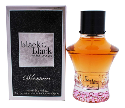Nu Parfums Black Is Black Blossom, 3.4 Oz