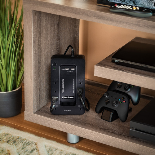Ups Cyberpower De 650va/360w, Standby, 8 Contactos Negro