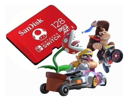 Tarjeta Memoria Sandisk Oficial Nintendo !!! 128 Gb 