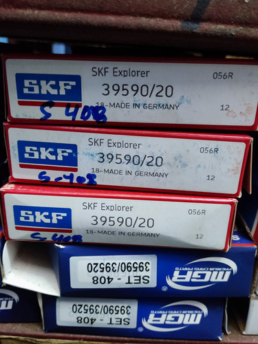 Rodamientos 39590/39520 Set 408 Marca Skf, Mgr, Zsg 