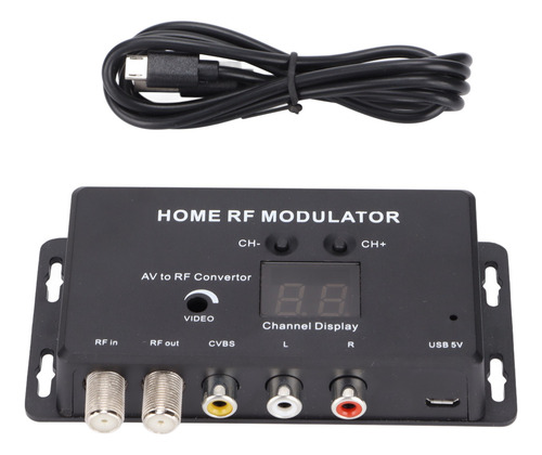 Modulador De Tv Uhf E Vídeo Para Rf Channel Home Rf Para Dvd