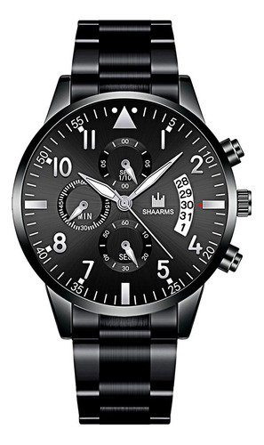 Relógio Prata Masculino Elegante Original Luxuoso