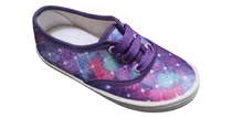 Comprar Zapatillas Panchas De Tela Lona Con Cordon Niñas. Divinas