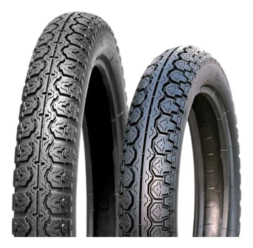 Jgo Cubiertas 2.50-17 + 80/100-14 Zanella Zb110 L