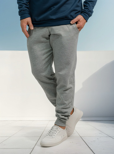 Calça Moletom Básica Slin Fit Jogger