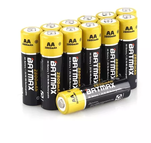 40 Pilas Aa Recargables Duramax -2800 Mah-caja-fact A/b