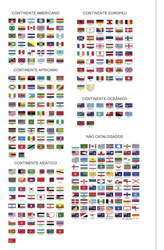 292 Bandeiras De Paises Do Mundo Inteiro Em Vetor