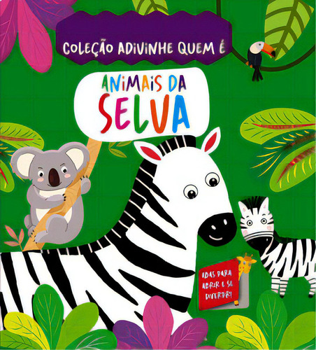Coleção Adivinhe Quem É? - Animais Da Selva, De A Line. On Line Editora, Capa Mole Em Português