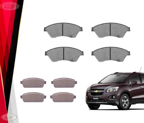 Kit Pastillas Freno Del + Tras Chevrolet Tracker 2013 2020