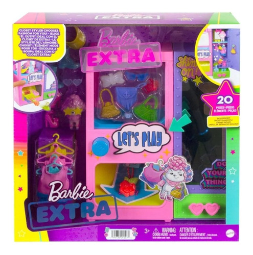Barbie - Extra Surprise Fashion Closet Playset