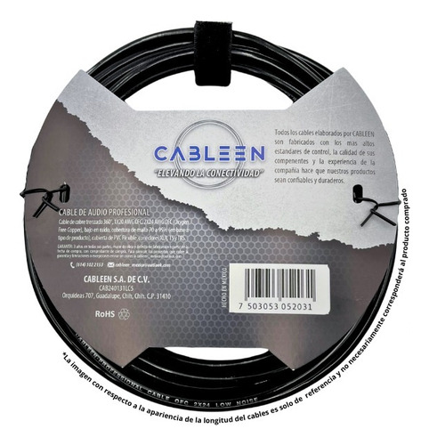 Cable Audio Profesional 3m Xlr Macho A Plug 3.5 Mm Cableen