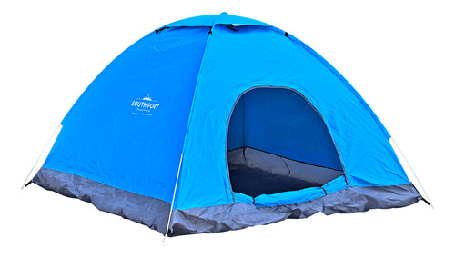 Carpa 4 Personas Automatica Gadnic Impermeable C/mosquitero Color Azul