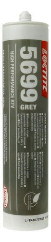 Adhesivo de silicona neutra para sellar 400 g Gray 5699 LoctiteCola Loctite 5699 Liquid - Gray