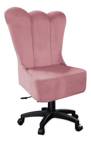 Poltrona Gabi Giratoria Decoração Rose