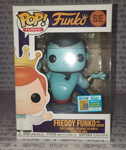 Funko Pop Freddy Funko Genio Genie Sdcc 450 Piezas Fundays (Usado)
