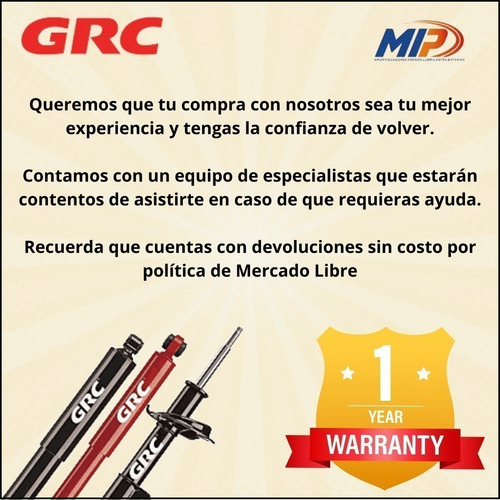 Guardian Cartuchos Hidráulico 98-08 Vw Pointer Delantero