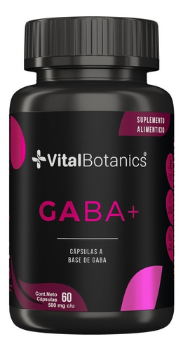 Gaba + Suplemento Alimenticio 60 Caps | Vitalbotanics