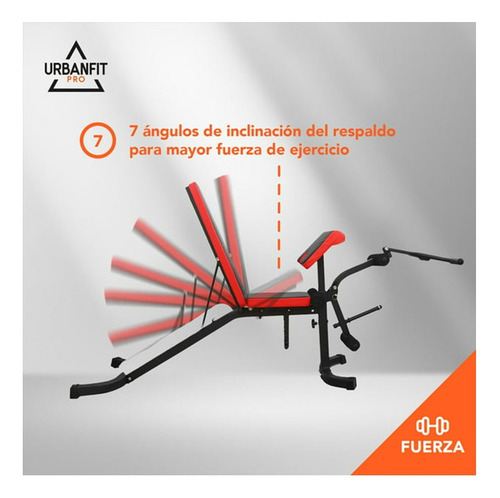Banco Para Ejercicio Con Pesas, Mancuernas Y Barra (Usado)