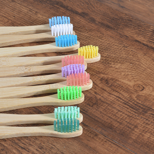 10 Piezas De Pintura Ecológica Con Cerdas De Bambú Para Cepi