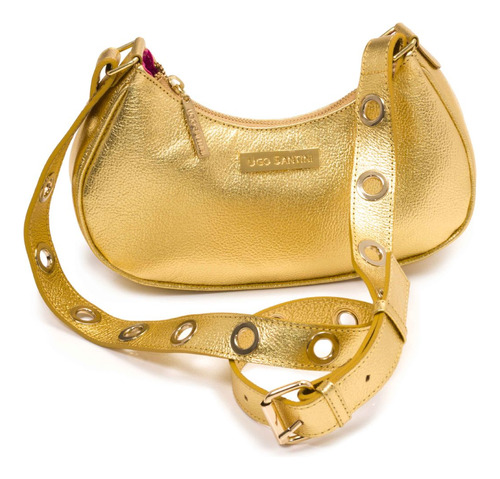 Cartera Male - Oro Cuero Vacuno Ugo Santini