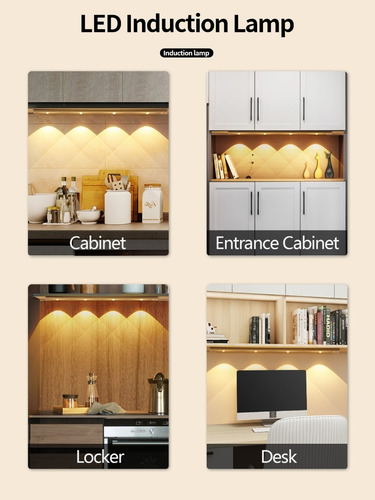 Luminária Lampada Led Sensor Presença Luz Noturna 30cm