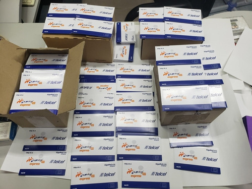Chip Telcel Lote De 50 Chips (halcon Ramos) Saldo 50 Pesos