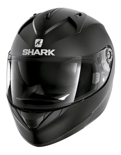 Casco para moto integral Shark Ridill black mat blank mat talla S