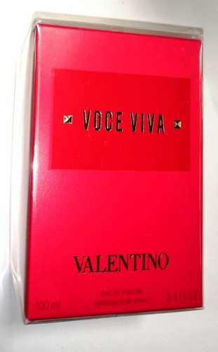Perfume De Mujer Marca Valentino Voce Viva 100 Ml Edp Usa