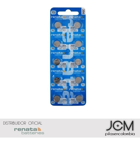 Batería Pila Reloj Renata 394 Sr936sw 1.55v Pack X 10
